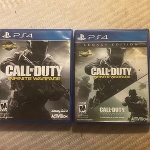 cod infinite warefare & Modern Warefare and modern warefare remastered + 10maps